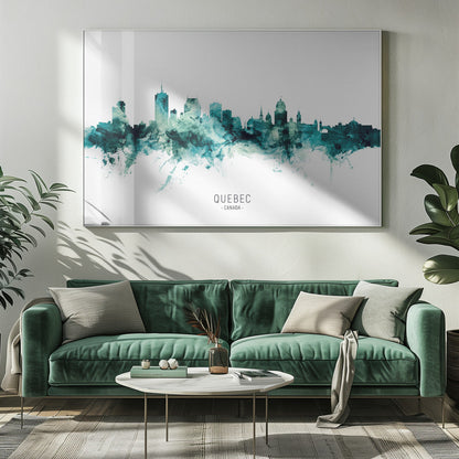Wall art Quebec Canada Skyline