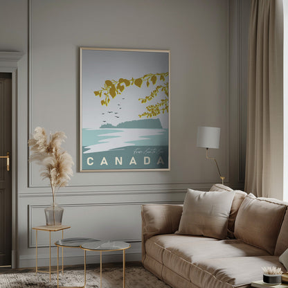 Wall art mellow anticipation Canadian Lakeland