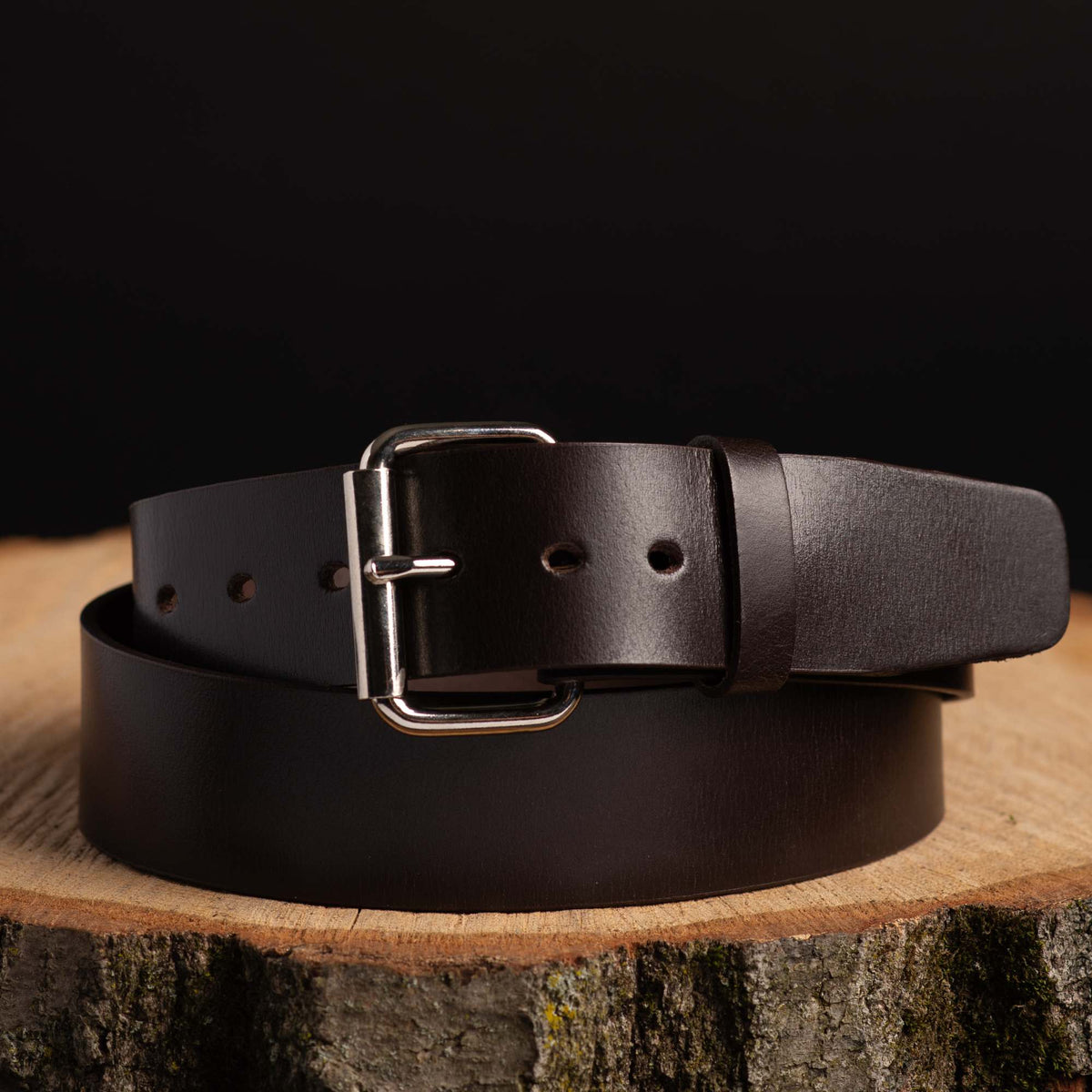 The Foundation Belt - Black 45 mm 100% Full Grain Bridle Leather Belt