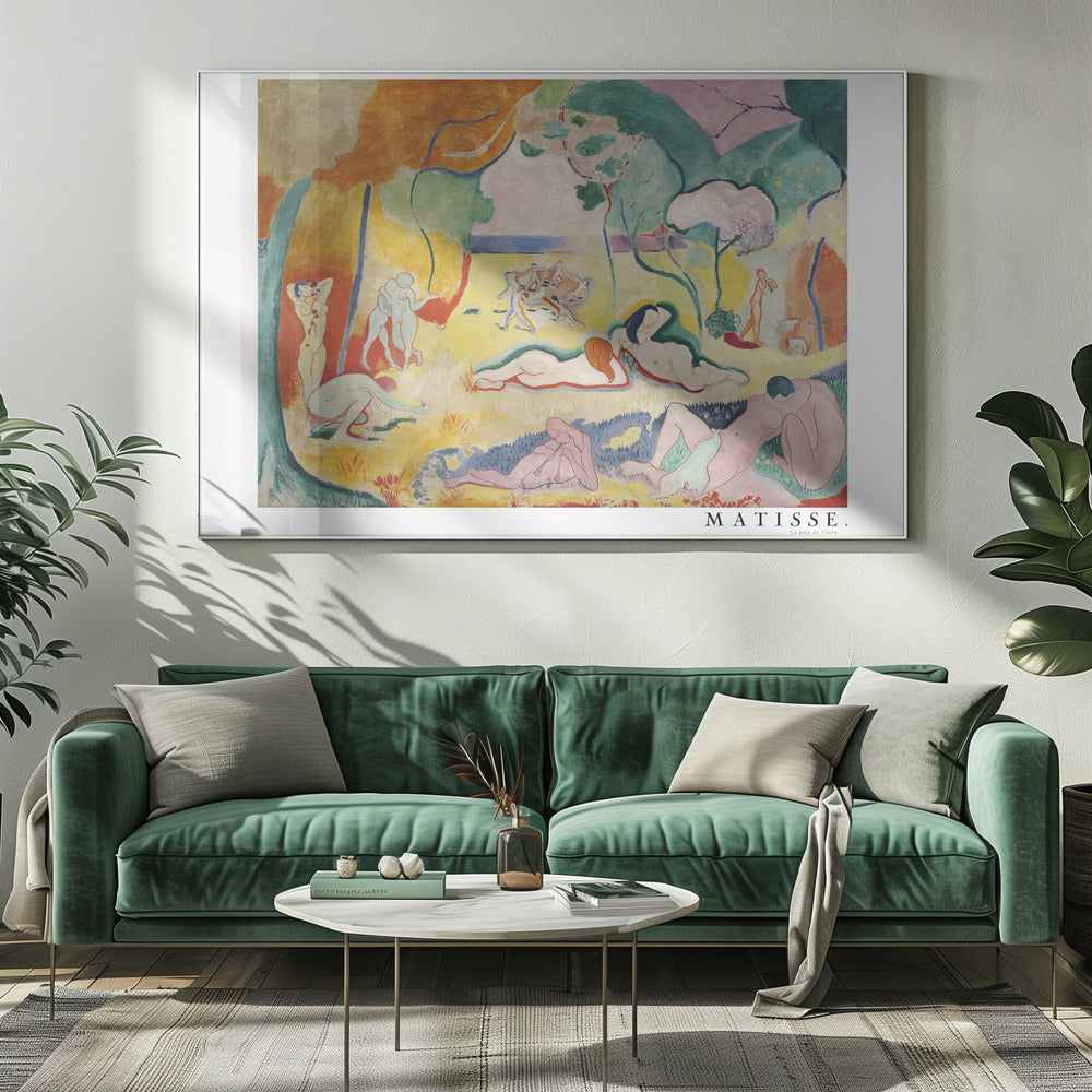 Wall art La Joie De Vivre, With Boarder