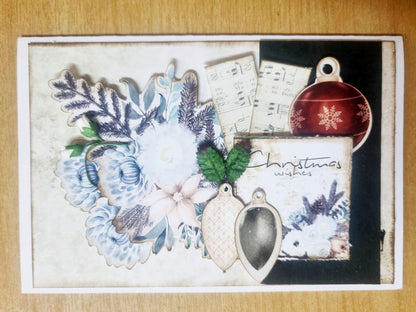 Lot de 6 cartes de Noël féériques 10x15 cm