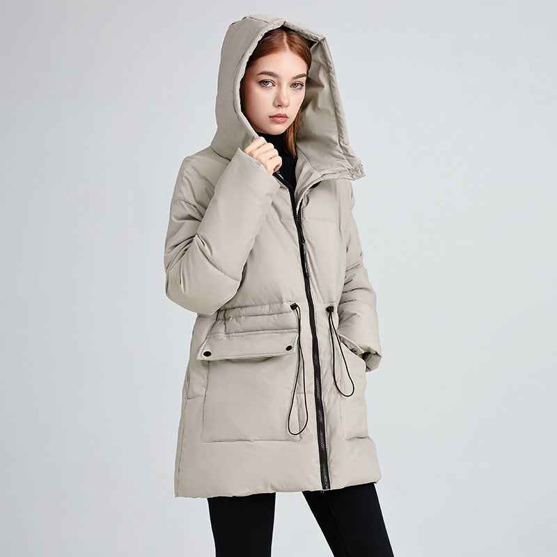 Women's Versatile Hooded Cotton-Padded Jacket