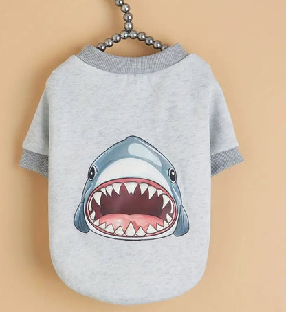 T-shirt chien Shark Bait | T-shirt graphique pour chien