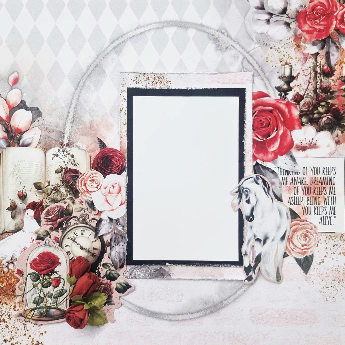 Pack Collection Rose enchantée 30x30