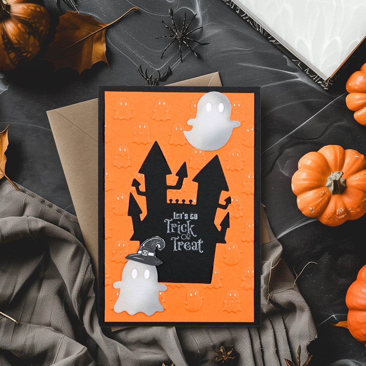 Vaessen Creative • Embossing Folder Ghosts 5.9x5.9in 1pcs