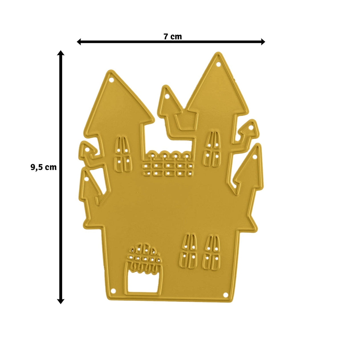 Vaessen Creative • Matrice de découpe Maison hantée 7.1x9.4cm