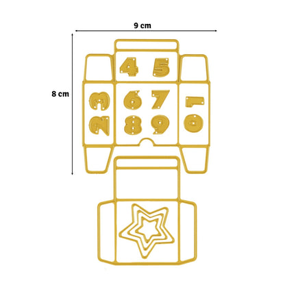 Vaessen Creative • Cutting Die Set Adventcalendar Box