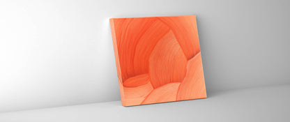 Décoration murale, dessin au trait 3D, toile d'art 91 x 91 cm