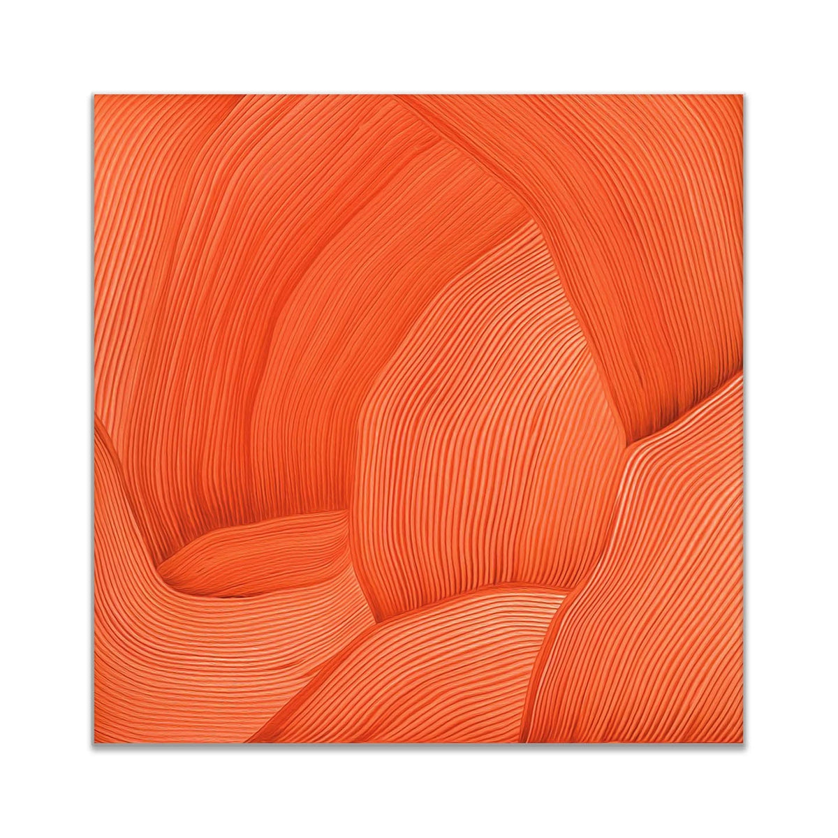 Décoration murale, dessin au trait 3D, toile d'art 91 x 91 cm