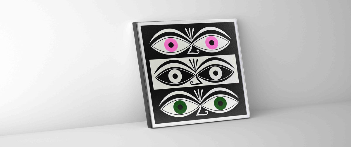 Art mural 91,44 cm x 91,44 cm Toile d'art Tweet-to-woo