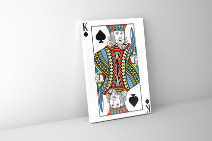 Canvas Wall At-King of Spades Canvas 35 × 47 inches 3648-045