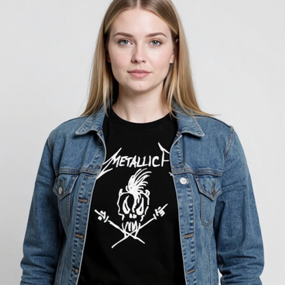 Metallica - T-shirt noir Scary Bones