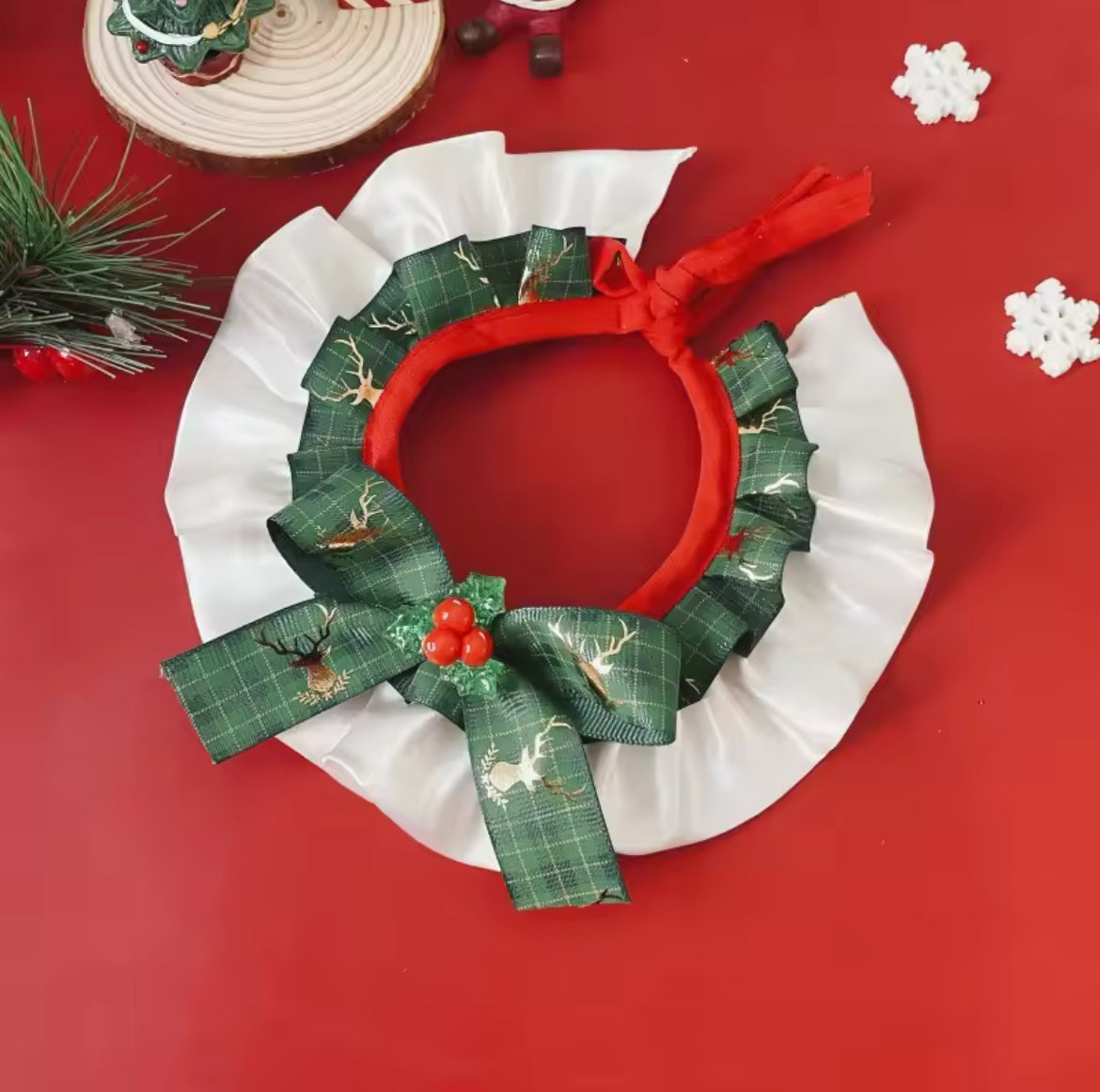 Bandana de Noël pour chien Emmanuel – Accessoire de fêtes pour chien