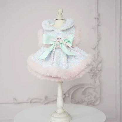 Manteau de Pâques Princessa pour chiens | Tenue de luxe printanière pour chiens