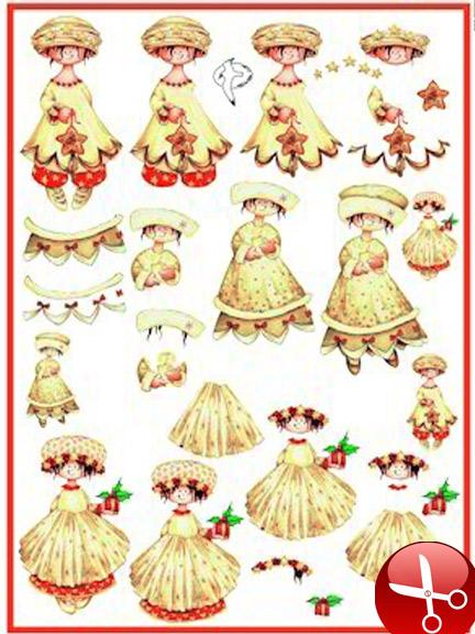 Feuille de découpe - Snoesjes - Étoile de Noël