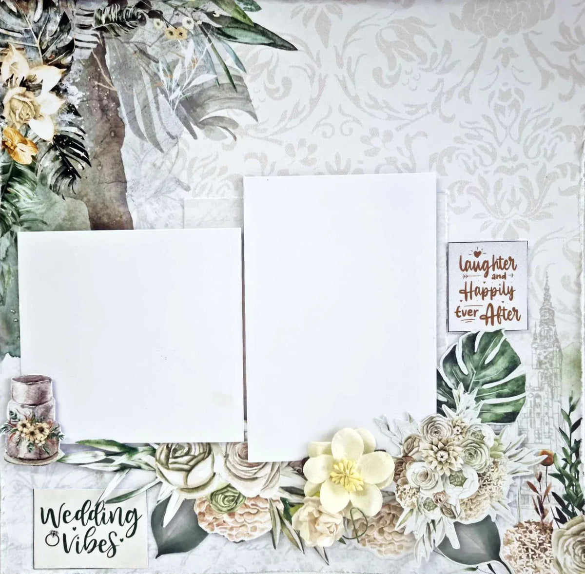 3Quarter Designs - Pack de papiers 30x30 cm - Our Vows
