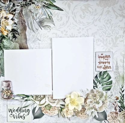 3Quarter Designs - Pack de papiers 30x30 cm - Our Vows
