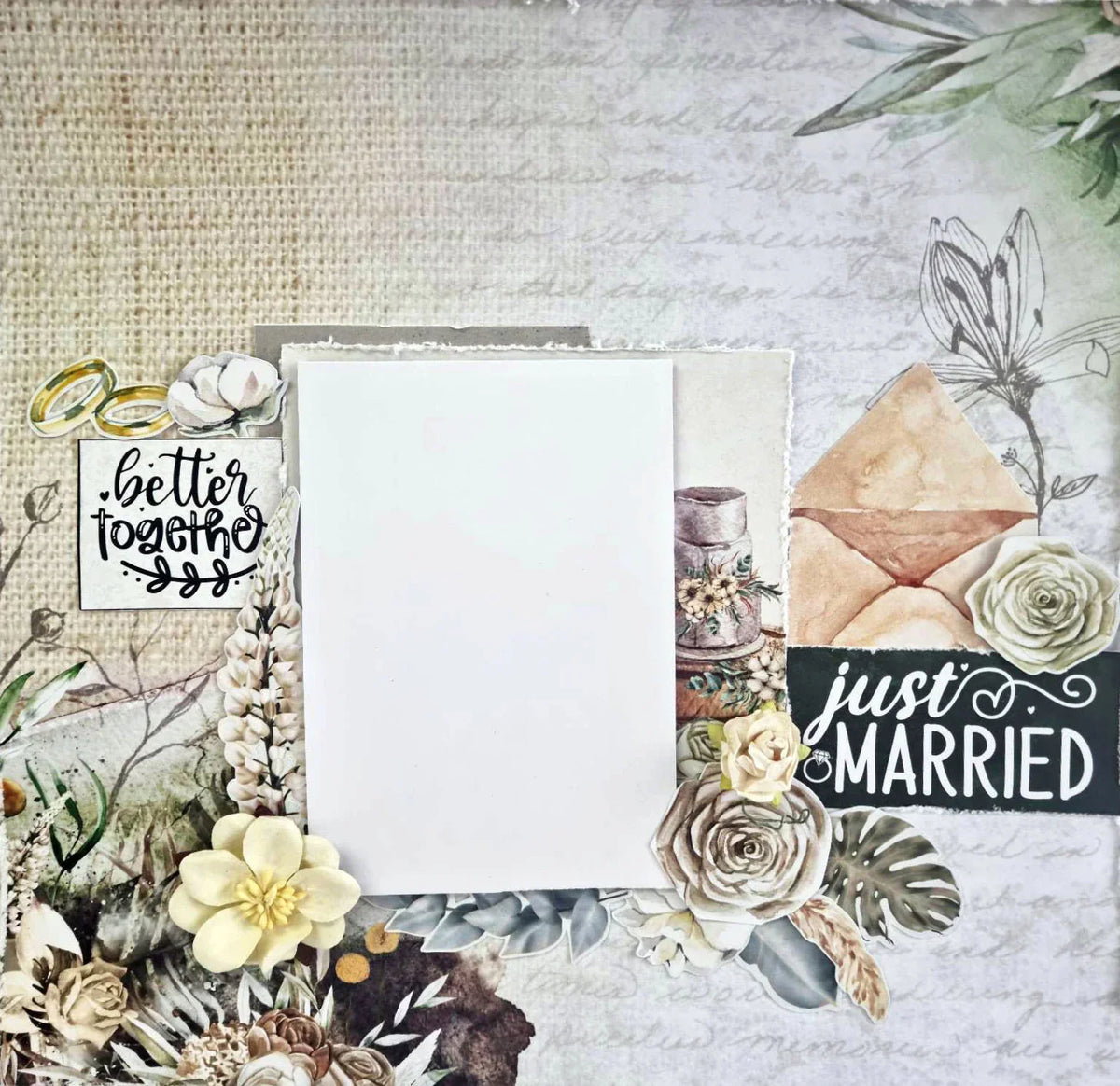 3Quarter Designs - Pack de papiers 30x30 cm - Our Vows