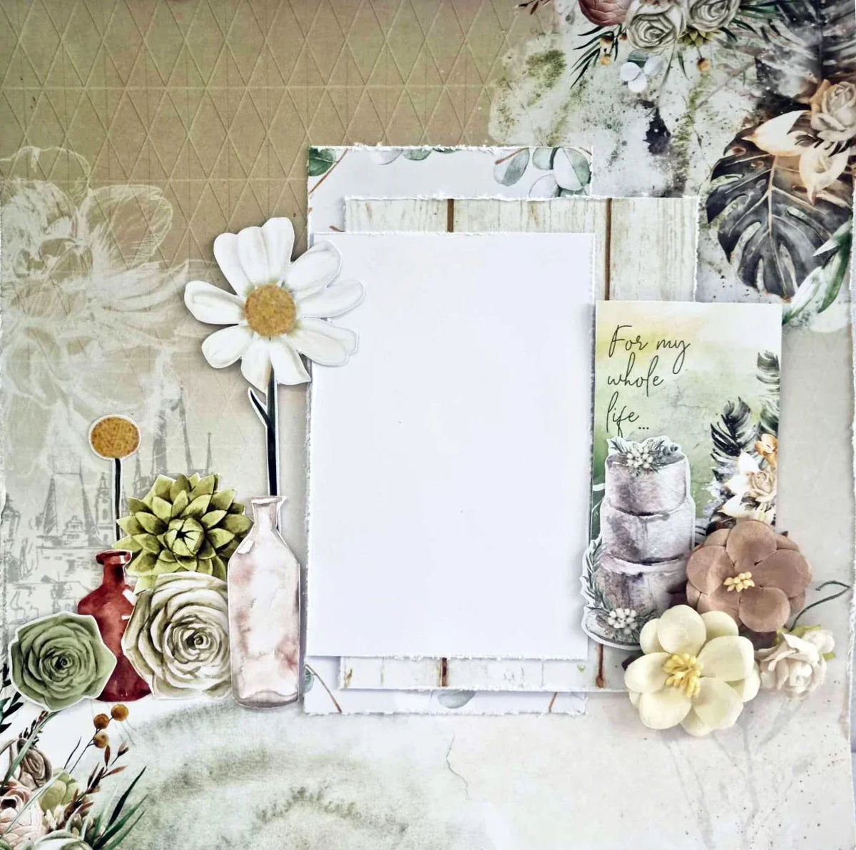3Quarter Designs - Pack de papiers 30x30 cm - Our Vows
