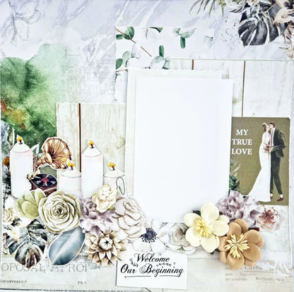 3Quarter Designs - Pack de papiers 30x30 cm - Our Vows