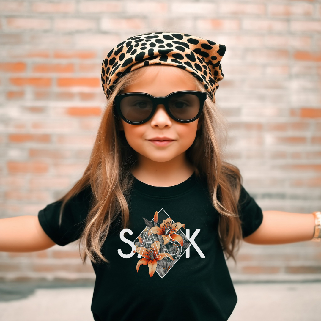 T-shirt Jeune & Bambin SASK Diamond | Vêtements Saskatchewan