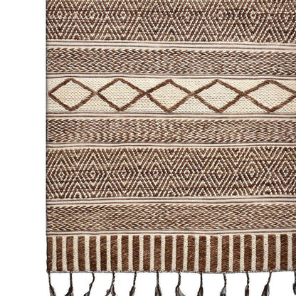 Tapis Stella en laine tissée 6x9