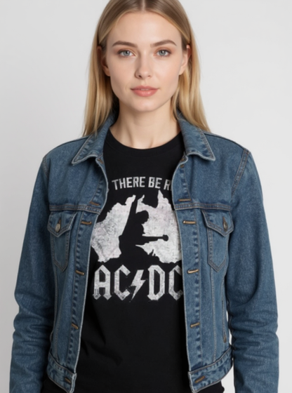 T-shirt AC/DC - Let There Be Rock - Noir