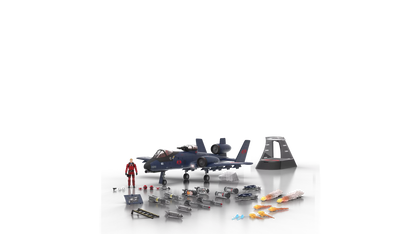 G.I. JOE CLASSIFIED SERIES COBRA RATTLER GROUND ATTACK JET - HASLAB with all the UNLOCKS