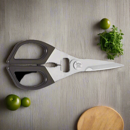 Miyabi Kitchen Shears 22cm – Black Handle, Made in Japan