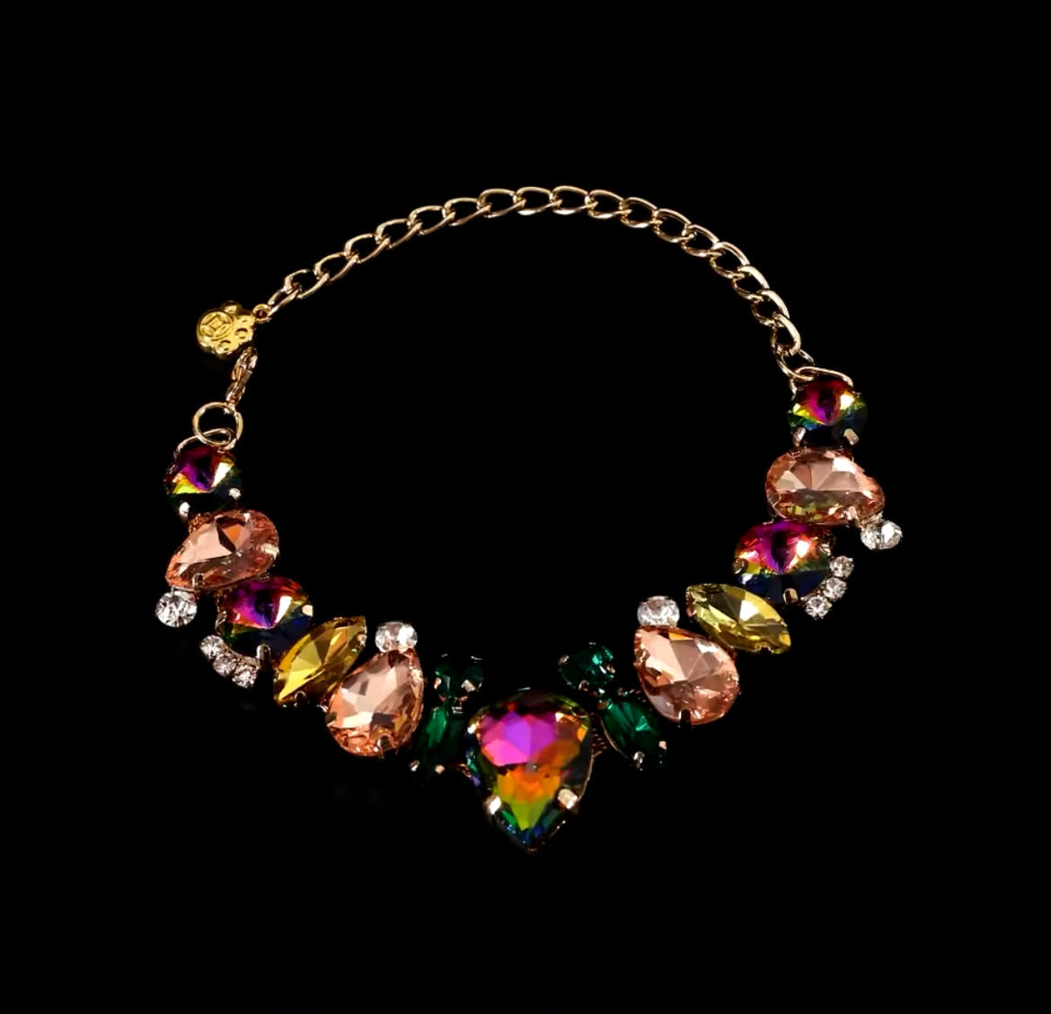 Collier Bridgette – Collier de luxe pour animaux de compagnie en strass