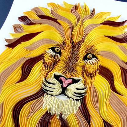 Kit de gabarits de quilling lion
