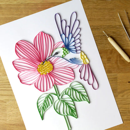 Kit de modèles de quilling Colibri