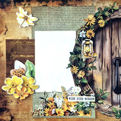 3Quarter Designs Hey Buttercup Papier Design 30x30cm & Set de Diecuts