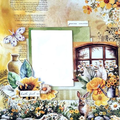 3Quarter Designs Hey Buttercup Papier Design 30x30cm & Set de Diecuts