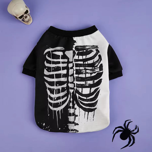 Skeleton Bones Dog Costume | Halloween Dog Costume