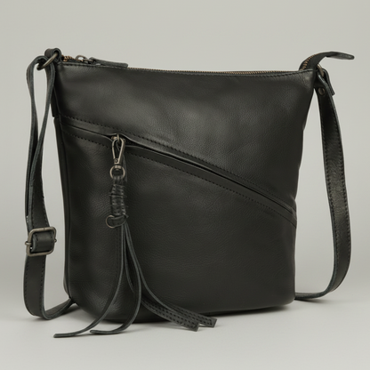 MET Premium Leather Crossbody Bag. Sleek Urban Organiser