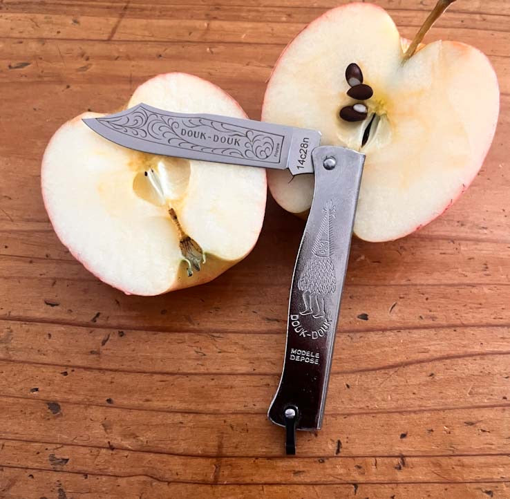 Douk-Douk Utility Pocket Knife 200mm, Stainless Steel Blade, Chromed Handle