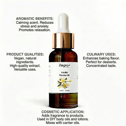 Huile aromatisante à la vanille – Regro by Rayhana 20 ML