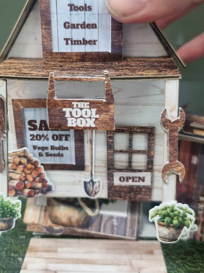 3Quarter Designs Lane Village - La Quincaillerie Tool Box