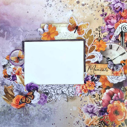 Lot de papiers décoratifs et découpes 3Quarter Designs Dawns Glow 30x30 cm