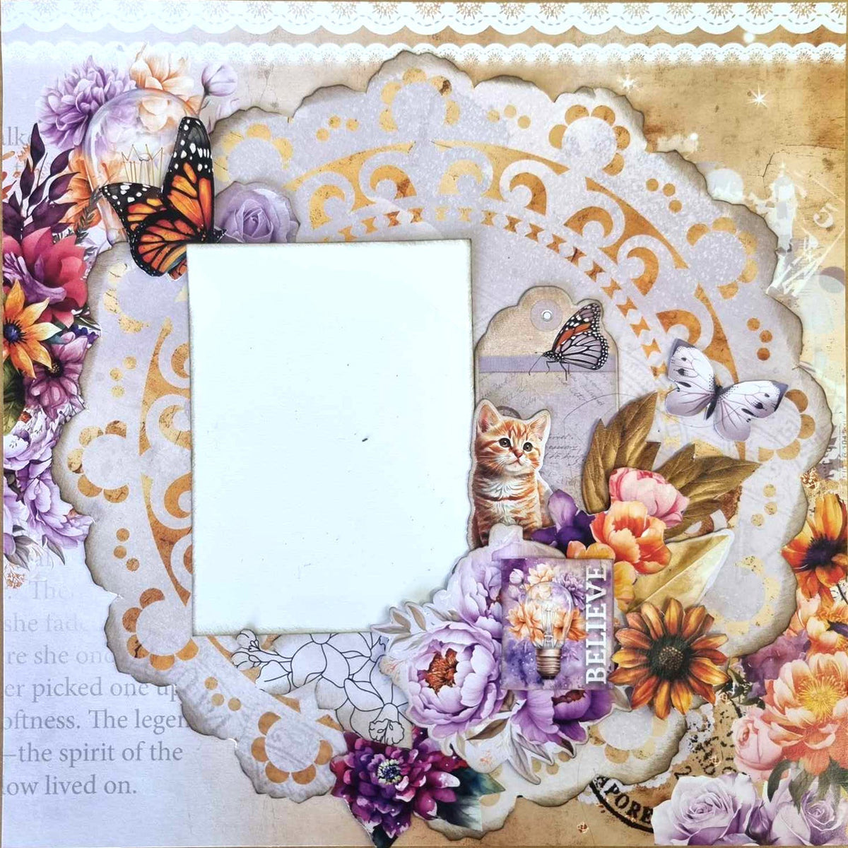Lot de papiers décoratifs et découpes 3Quarter Designs Dawns Glow 30x30 cm