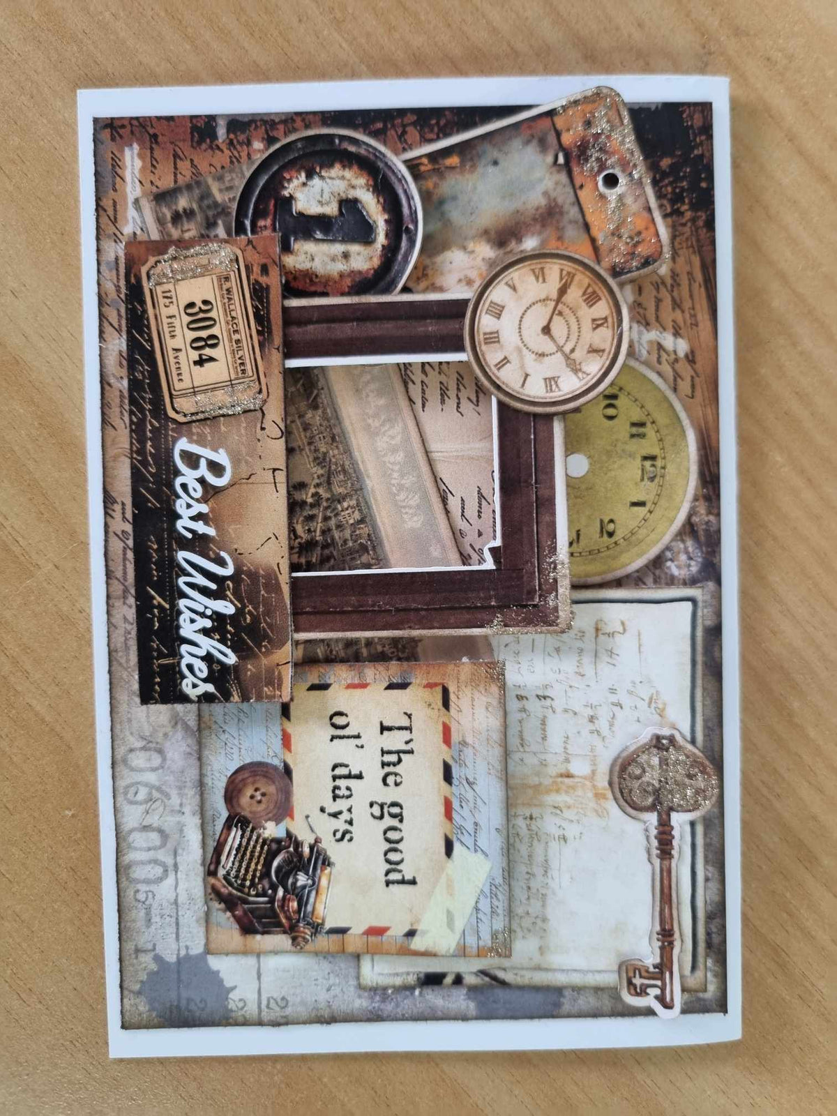 Lot de 6 cartes 3Quarter Designs Eclectic Clocks 15x10 cm