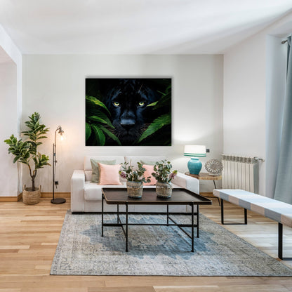 Rare Black Jaguar - Wall Decor-RGB Vanish Canvas Print