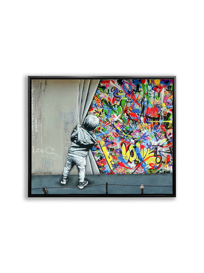 Wall Art Grafitti -Canvas Printed-Artwork Decor