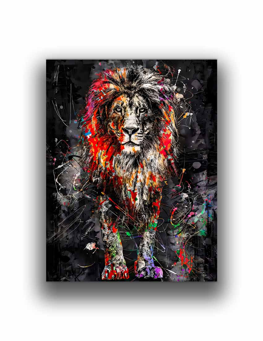 Impression sur toile d'art figuratif "Oncle Leo" 36" x 48"