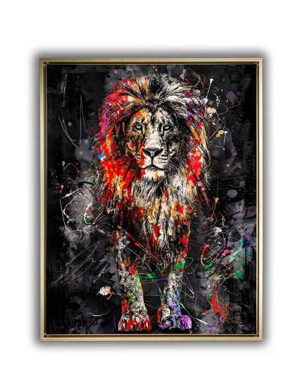 Impression sur toile d'art figuratif "Oncle Leo" 36" x 48"