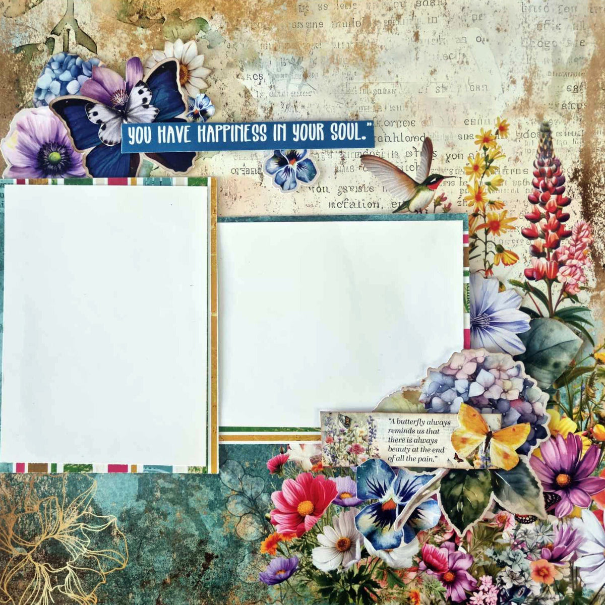 3Quarter Designs Papier Design et Découpes Ailes Flottantes 30x30 cm