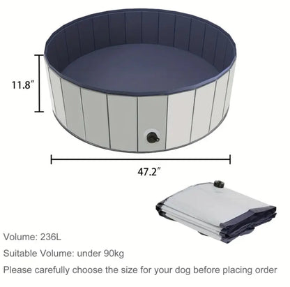 Piscine pliable pour chien | Piscine portable pour chien