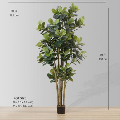 Plante en pot artificielle Dante Fiddle Leaf 10'