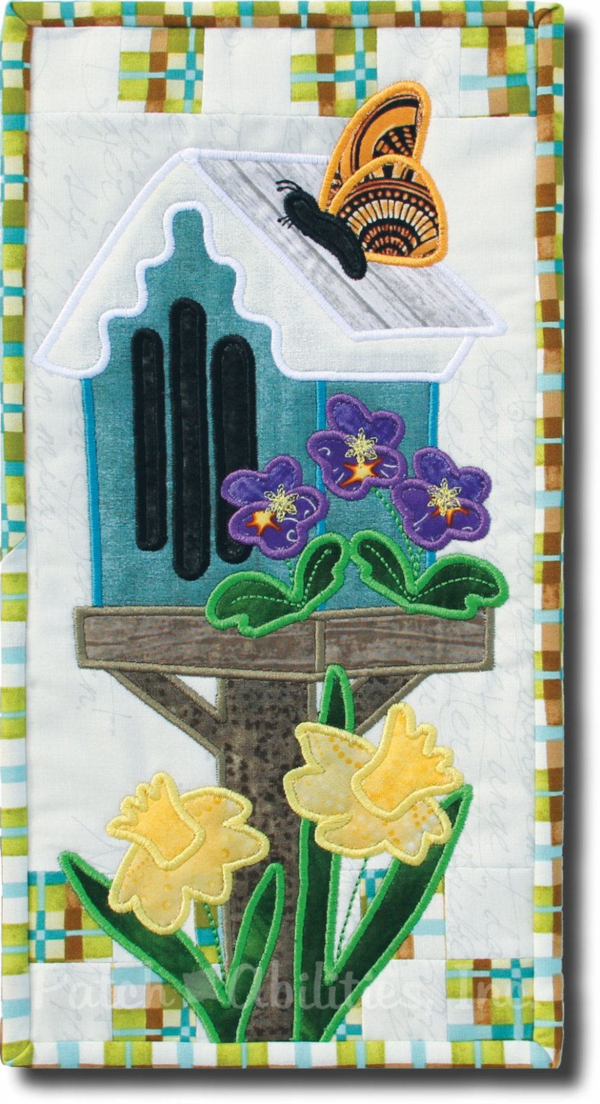 Patch Abilities - P198-ME Bloomin' Butterfly House (Machine Embroidery)